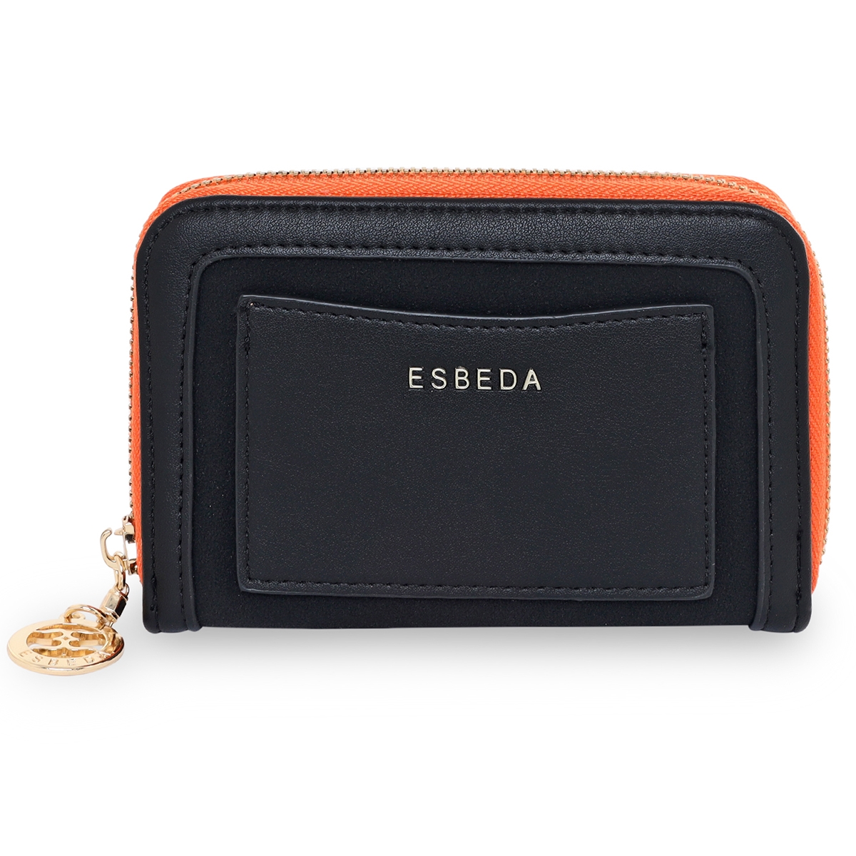 ESBEDA | ESBEDA Black Color Soft Suede Wallet For Women's- Small