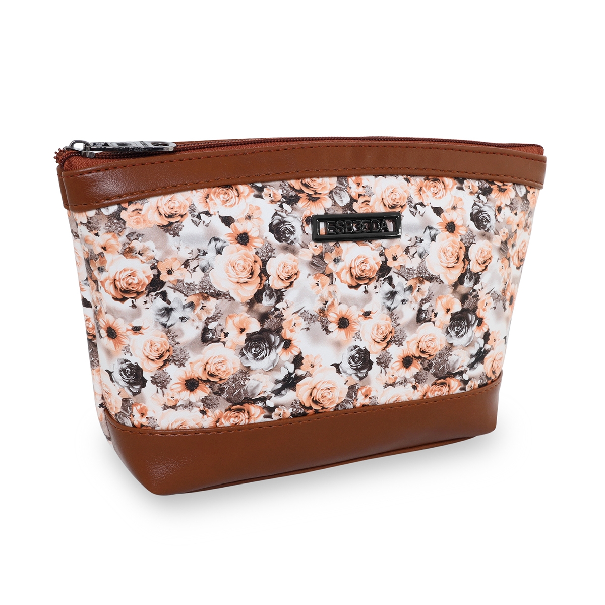 ESBEDA | ESBEDA Tan Color Floral Print Pouch For Women Pack of 2 8
