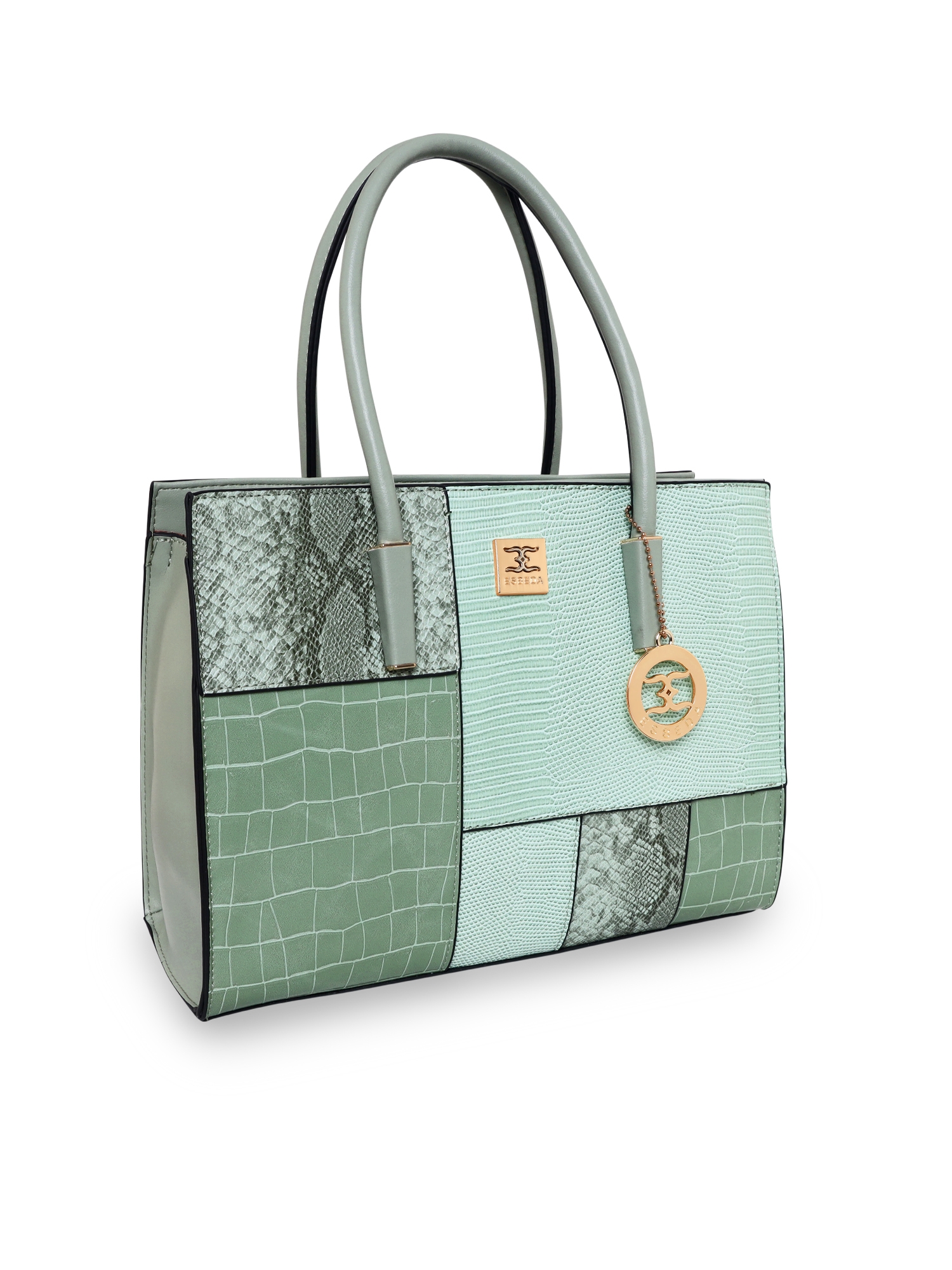 ESBEDA | ESBEDA Pista Color Solid Pattern Top Handle handbag For Women 7