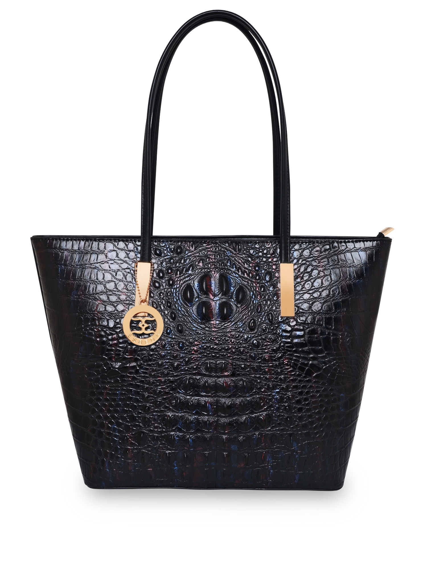 ESBEDA | ESBEDA Black Color Crocodile Pattern Printed Handbag For Women