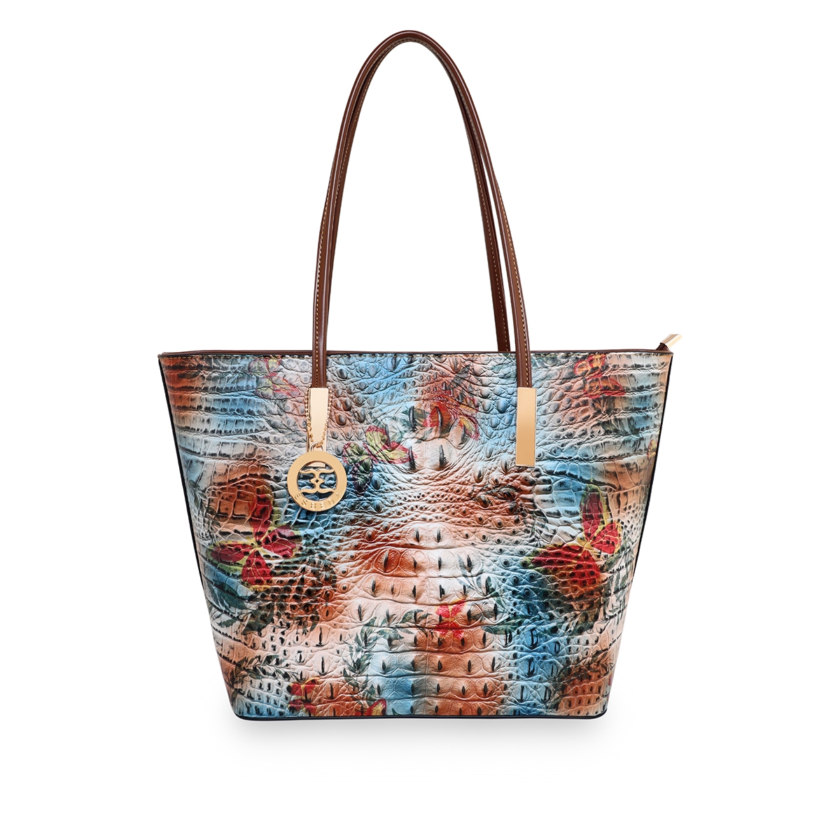 ESBEDA | ESBEDA Multi Color Butterfly Pattern Printed Handbag For Women