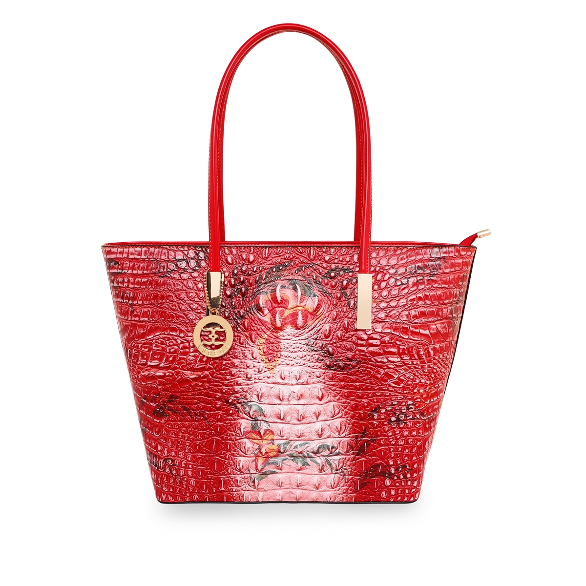 ESBEDA | ESBEDA Red Color Butterfly Pattern Printed Handbag For Women