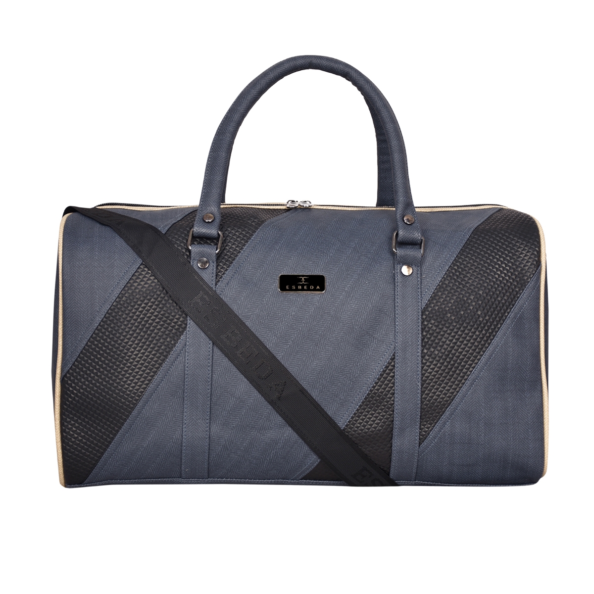 ESBEDA | ESBEDA Blue Beige Color Traveller Duffle bag For Mens and Womens
