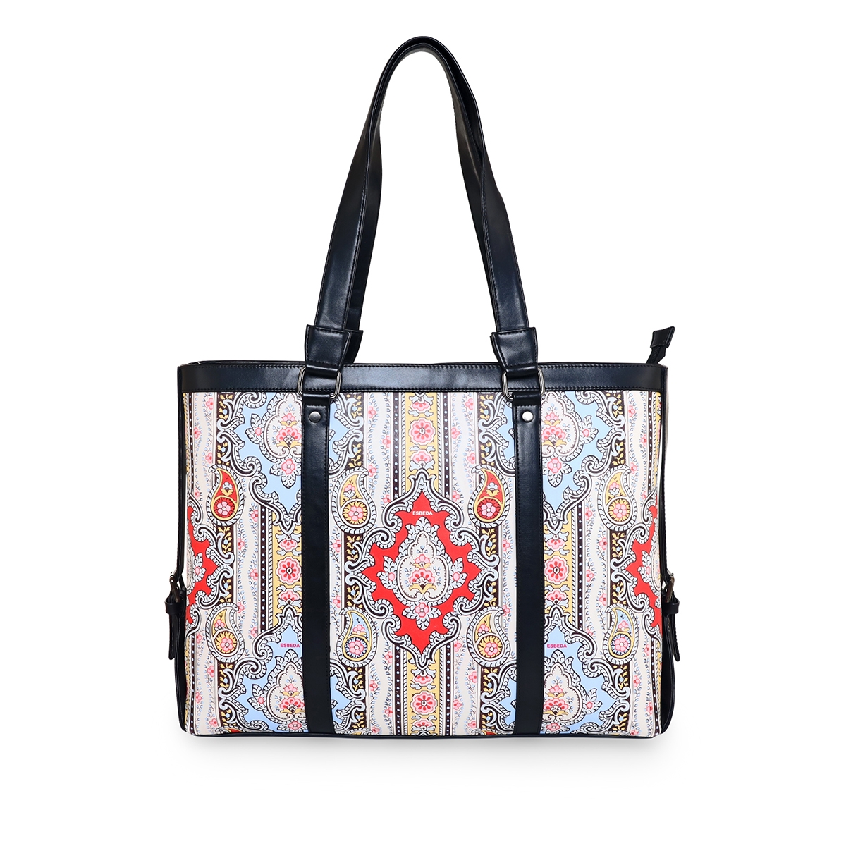 ESBEDA | ESBEDA Printed Mandala Art Laptop Handbag For Womens 2