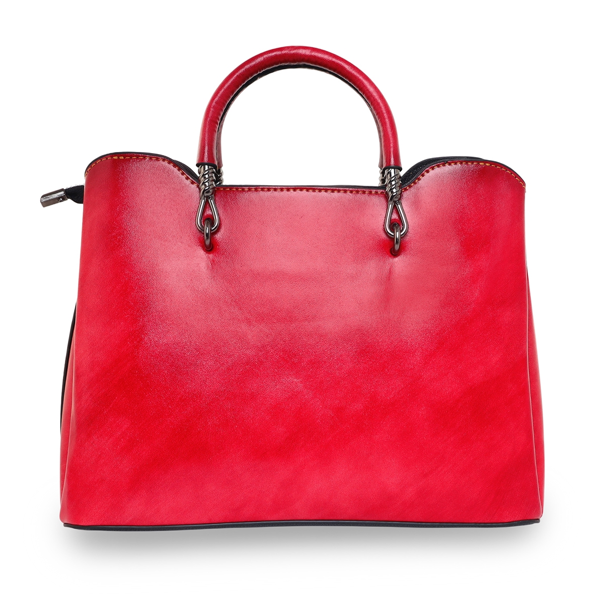 ESBEDA | ESBEDA Red Color Floral Embossed Handbag For Women 2