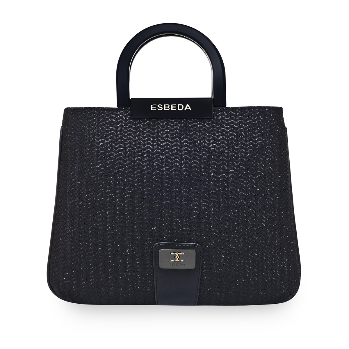 ESBEDA | ESBEDA Black Colour Glitter Shine Handbag for Women