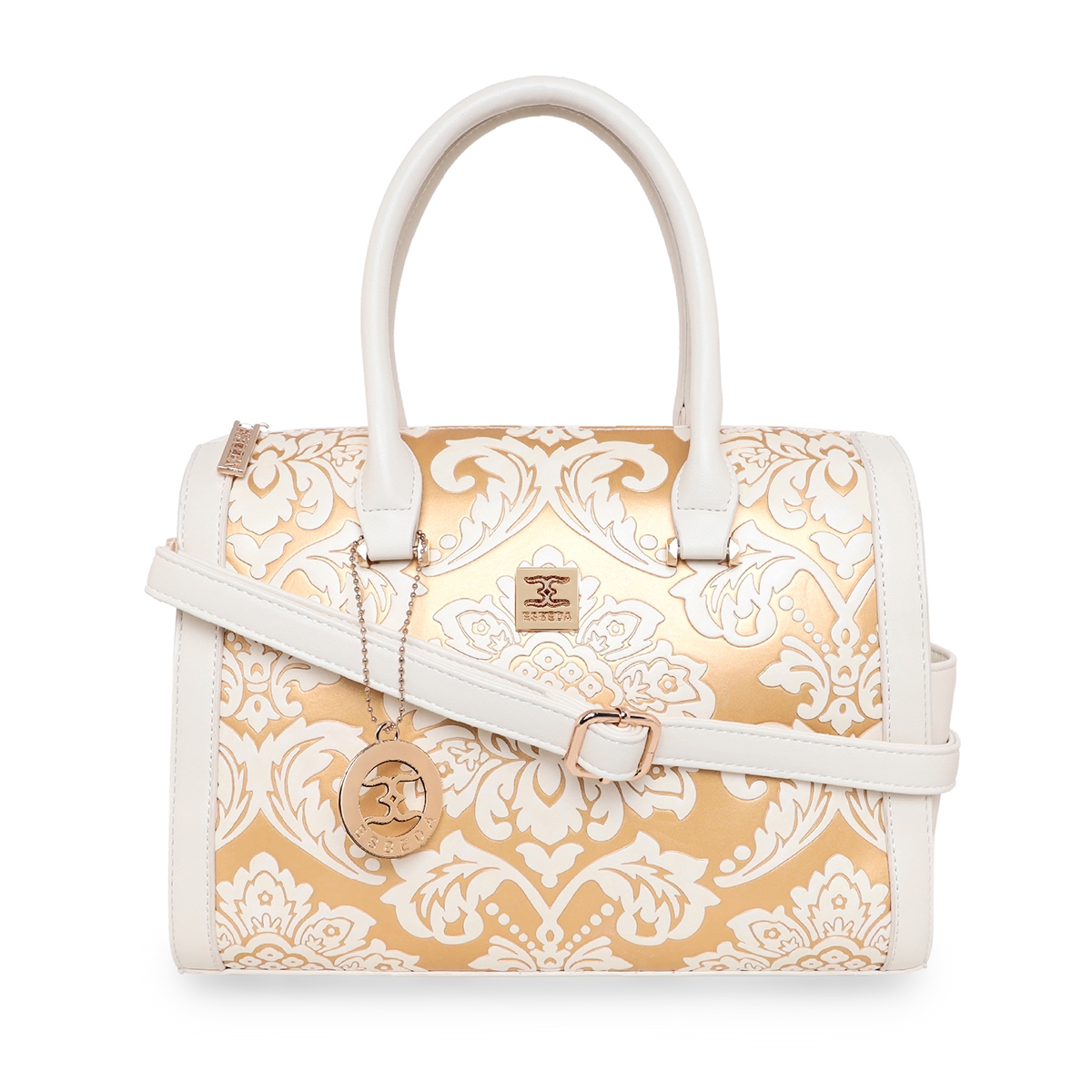 ESBEDA | ESBEDA Gold Color Art Design Hand bag For Women