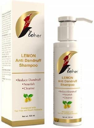 F'loher | Floher Lemon Anti Dandruff Shampoo  (120 Ml)