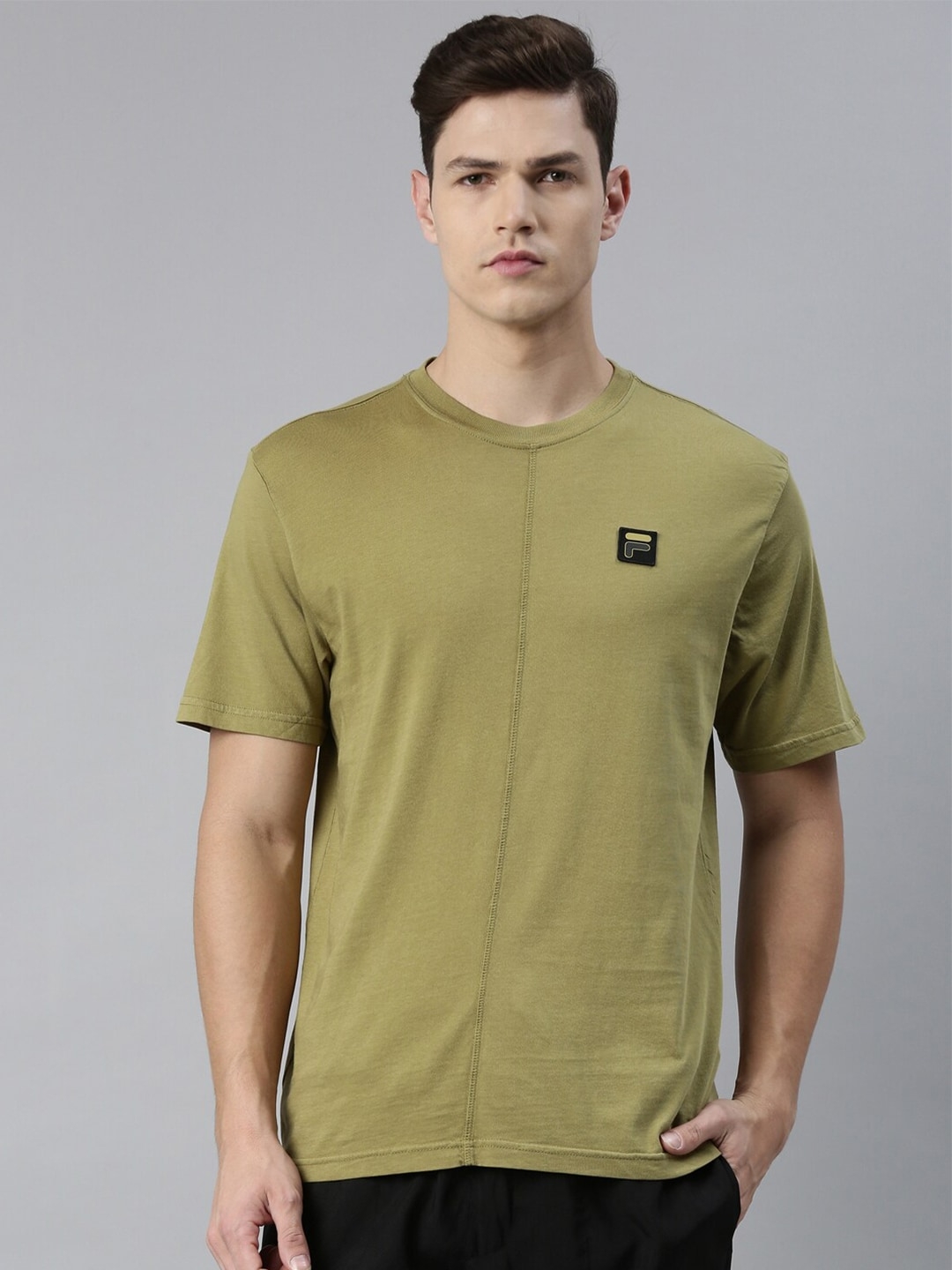 Men's Green Cotton T-Shirts