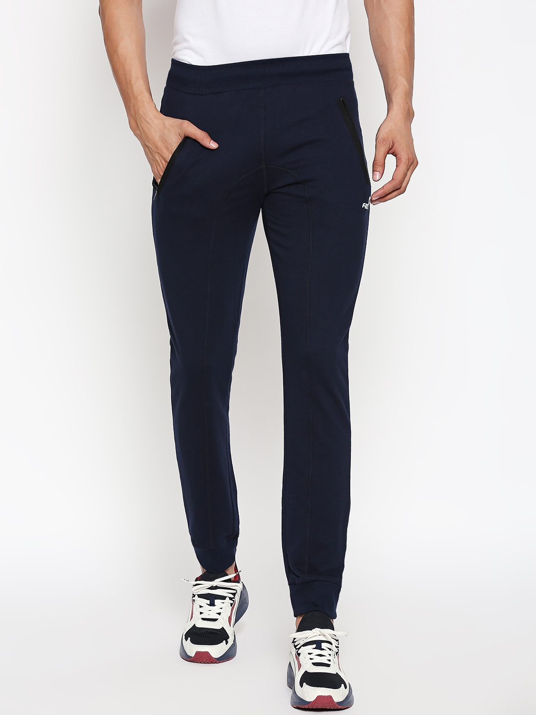 FITZ | Blue Solid Casual Jogger