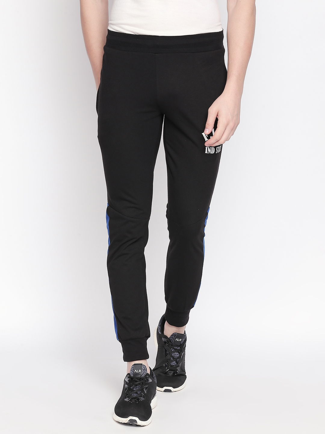 FITZ | Black Solid Trackpant