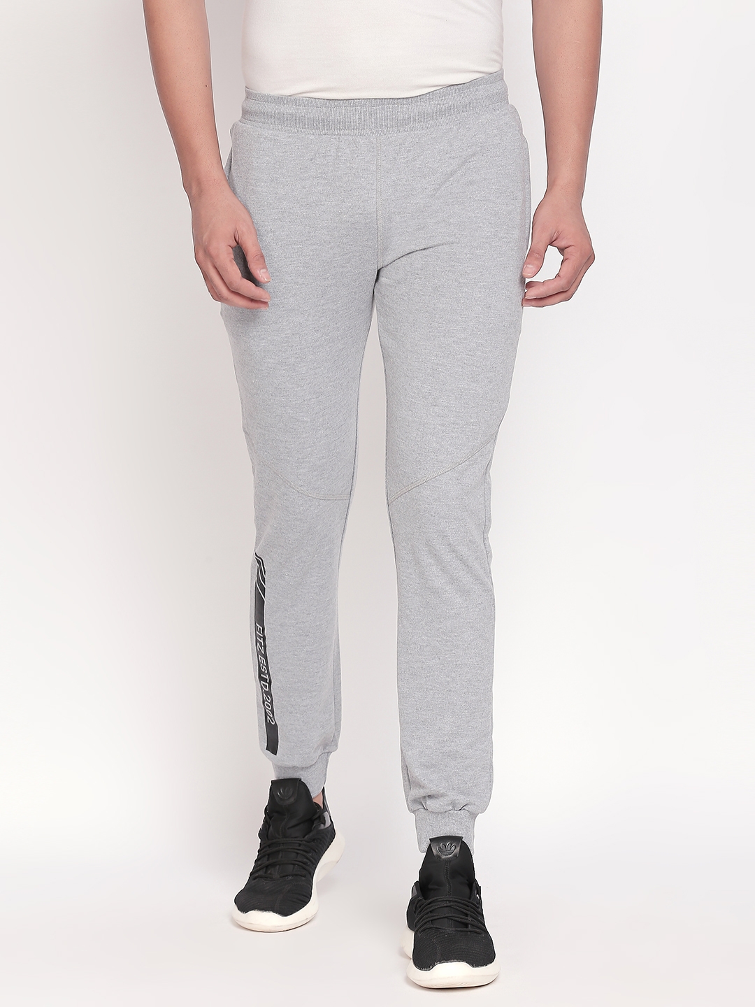 FITZ | Grey Solid Trackpant