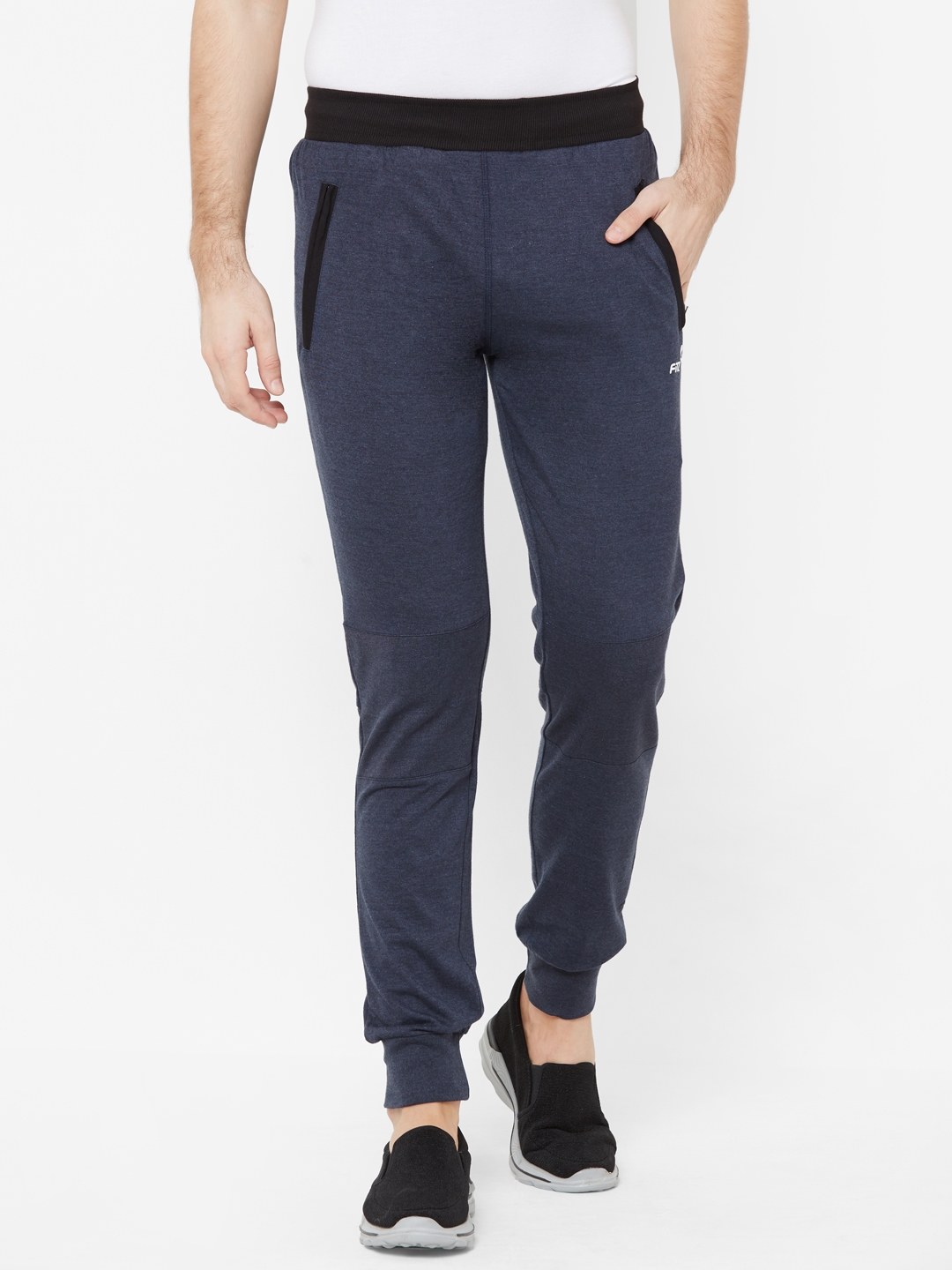 FITZ | Blue Solid Casual Jogger