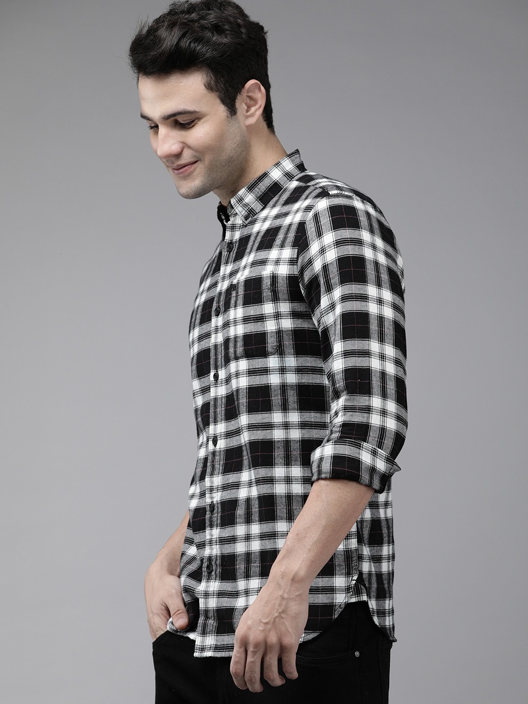 The Bear House | Men'S Checked Flannel Shirt