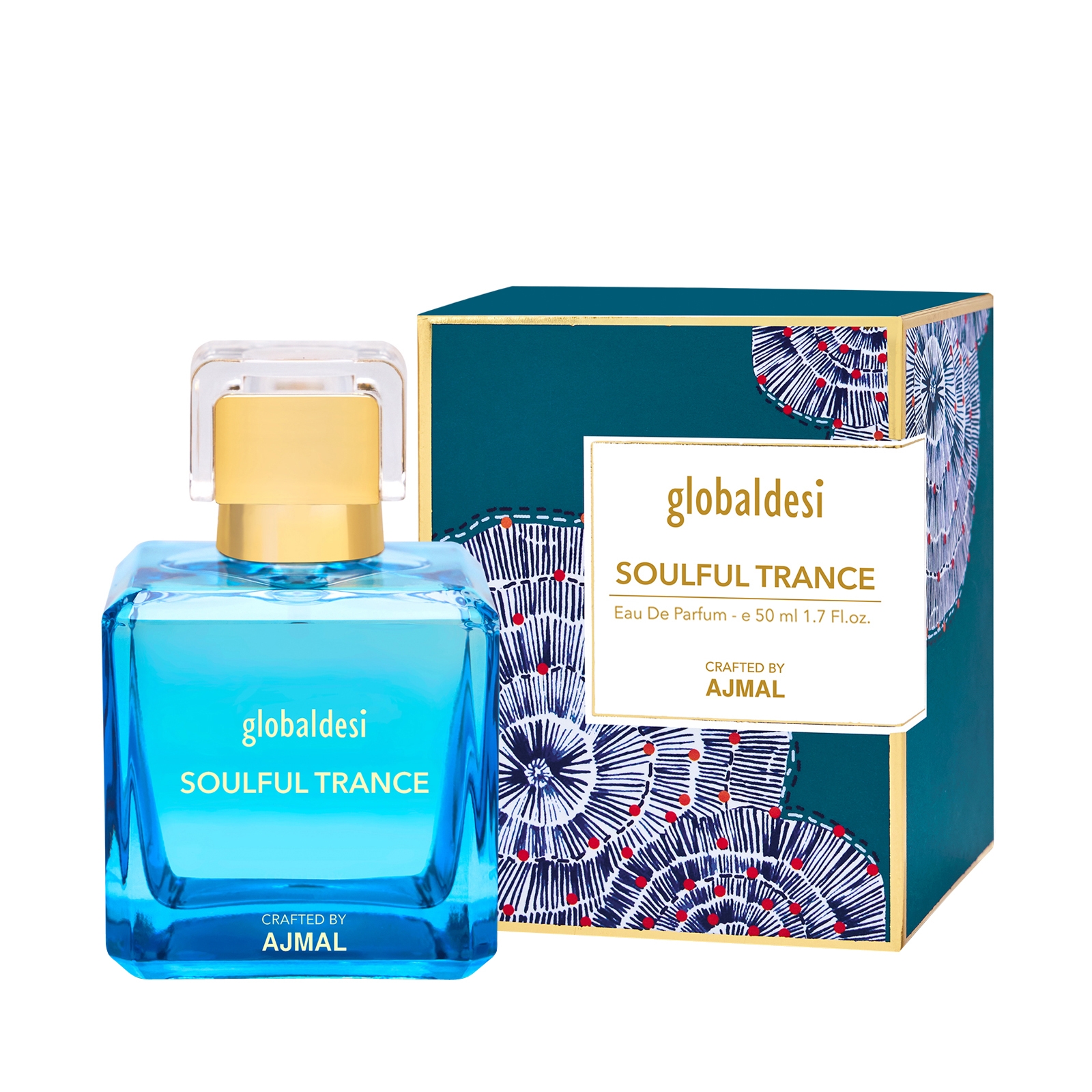 Global Desi Crafted By Ajmal | Global Desi Soulful Trance Eau De Parfum 50ML for Women Crafted by Ajmal