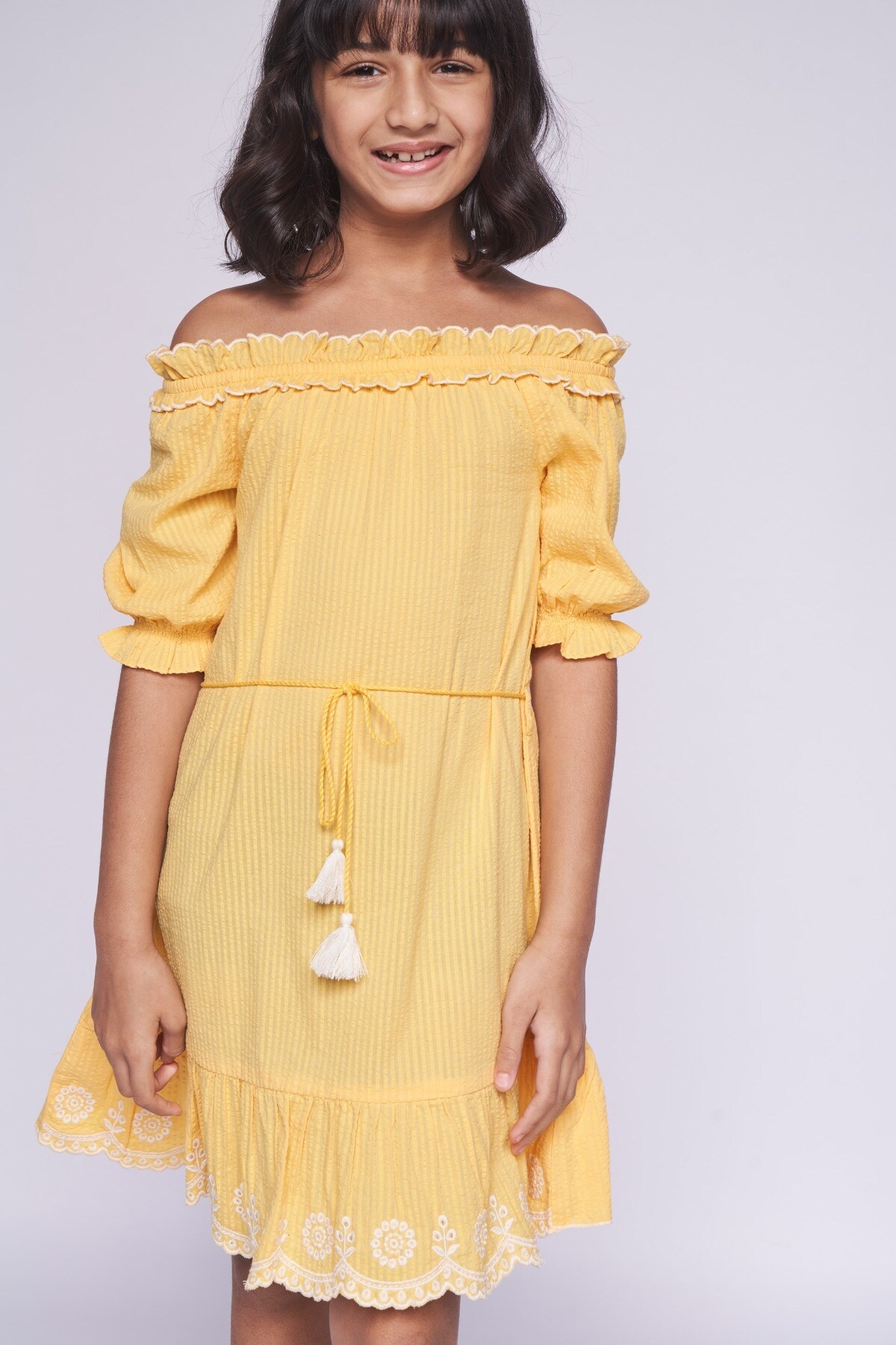 Global Desi Yellow Dress