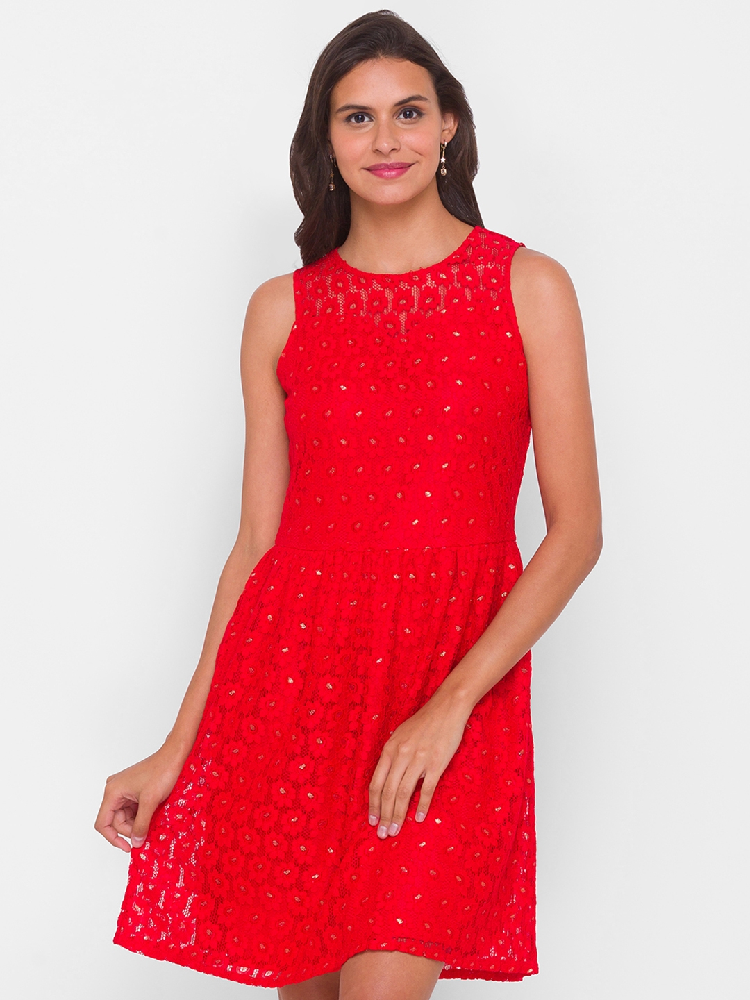 globus | Red Floral Dresses