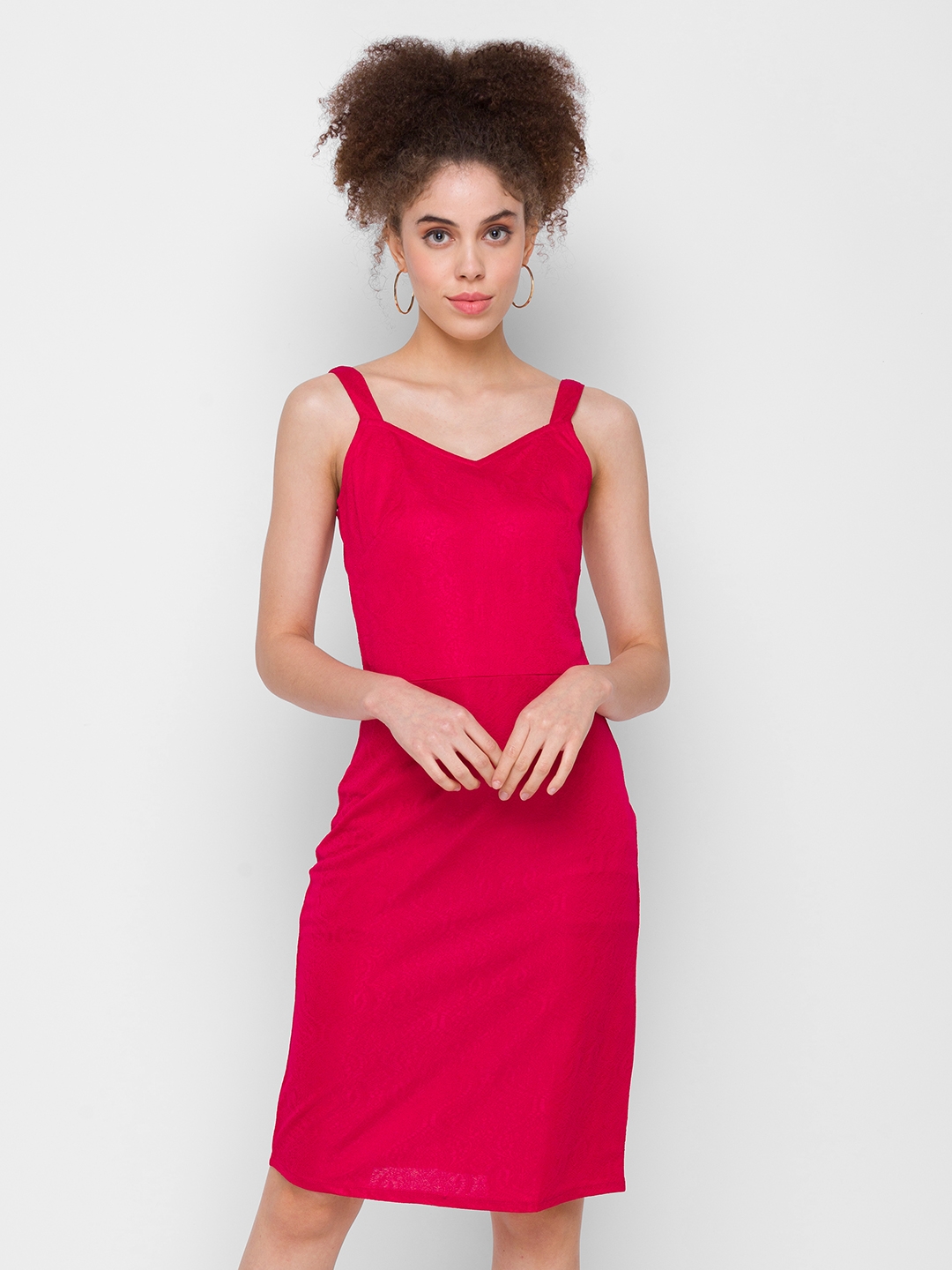 globus | Globus Self Design Red Dress
