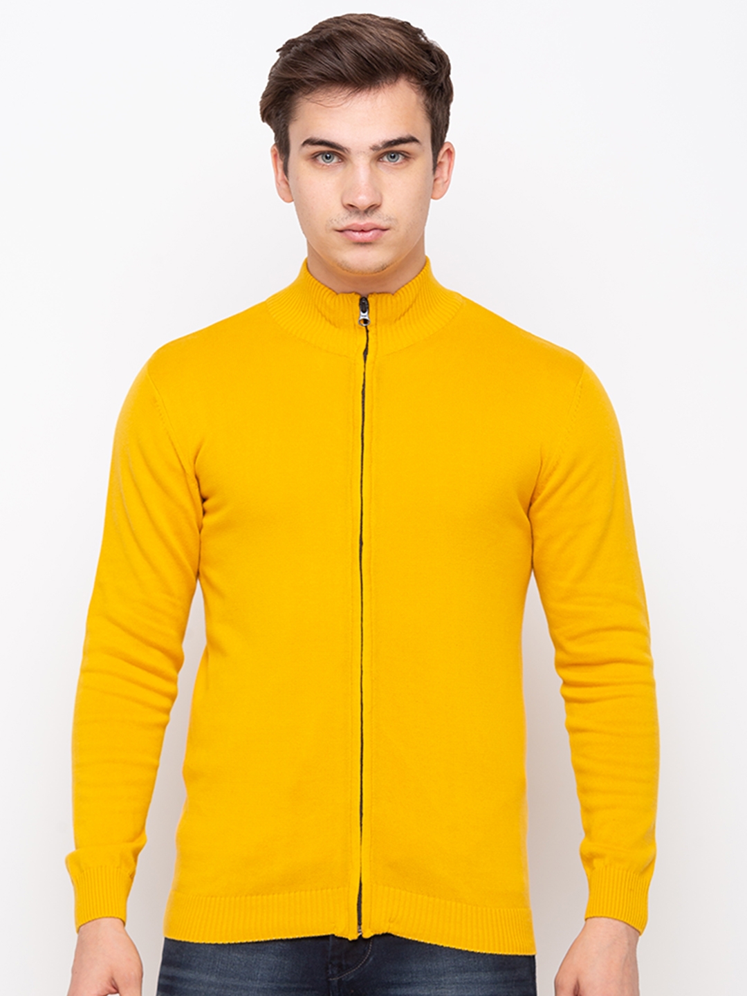 globus | Globus Yellow Solid Sweater
