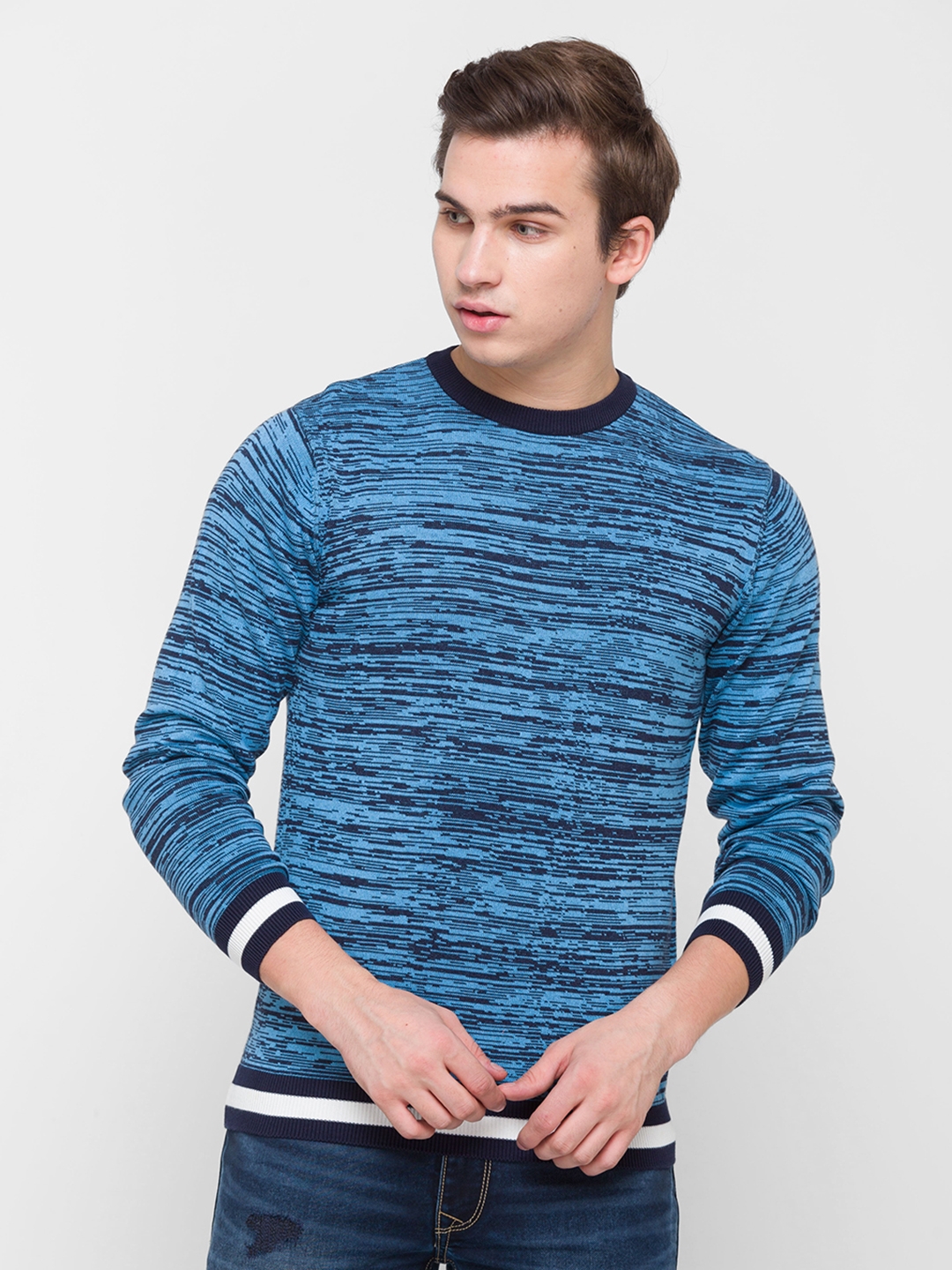 globus | Blue Striped T-Shirt