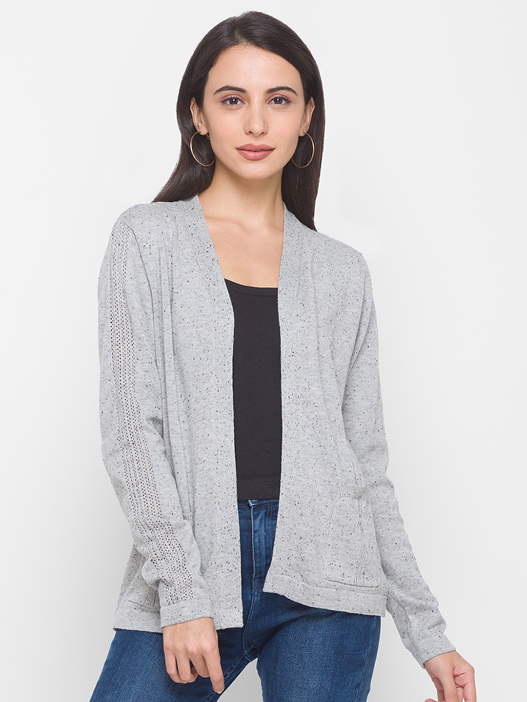 globus | Grey Solid Sweater