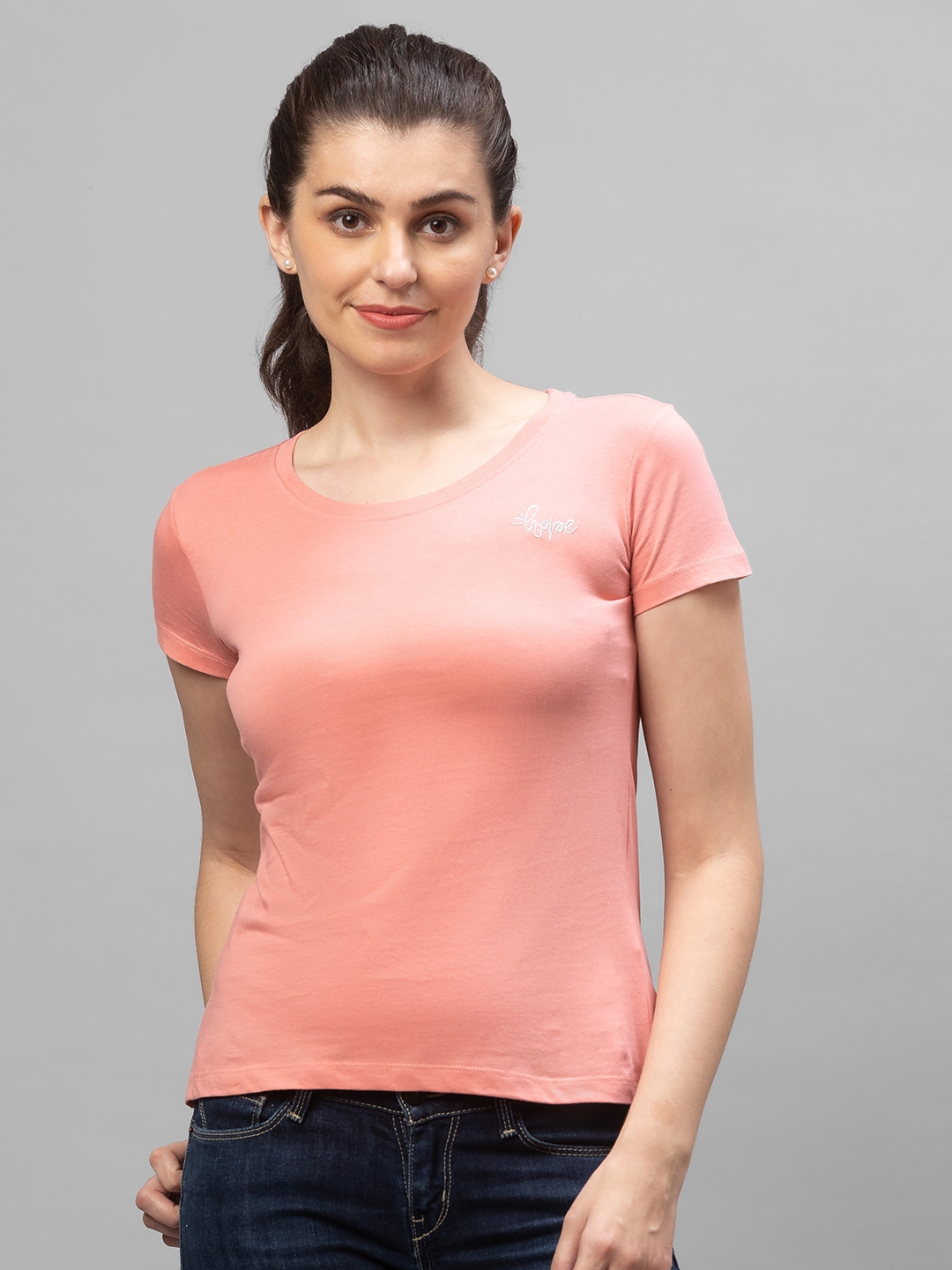 globus | Globus Pink Solid Tshirt