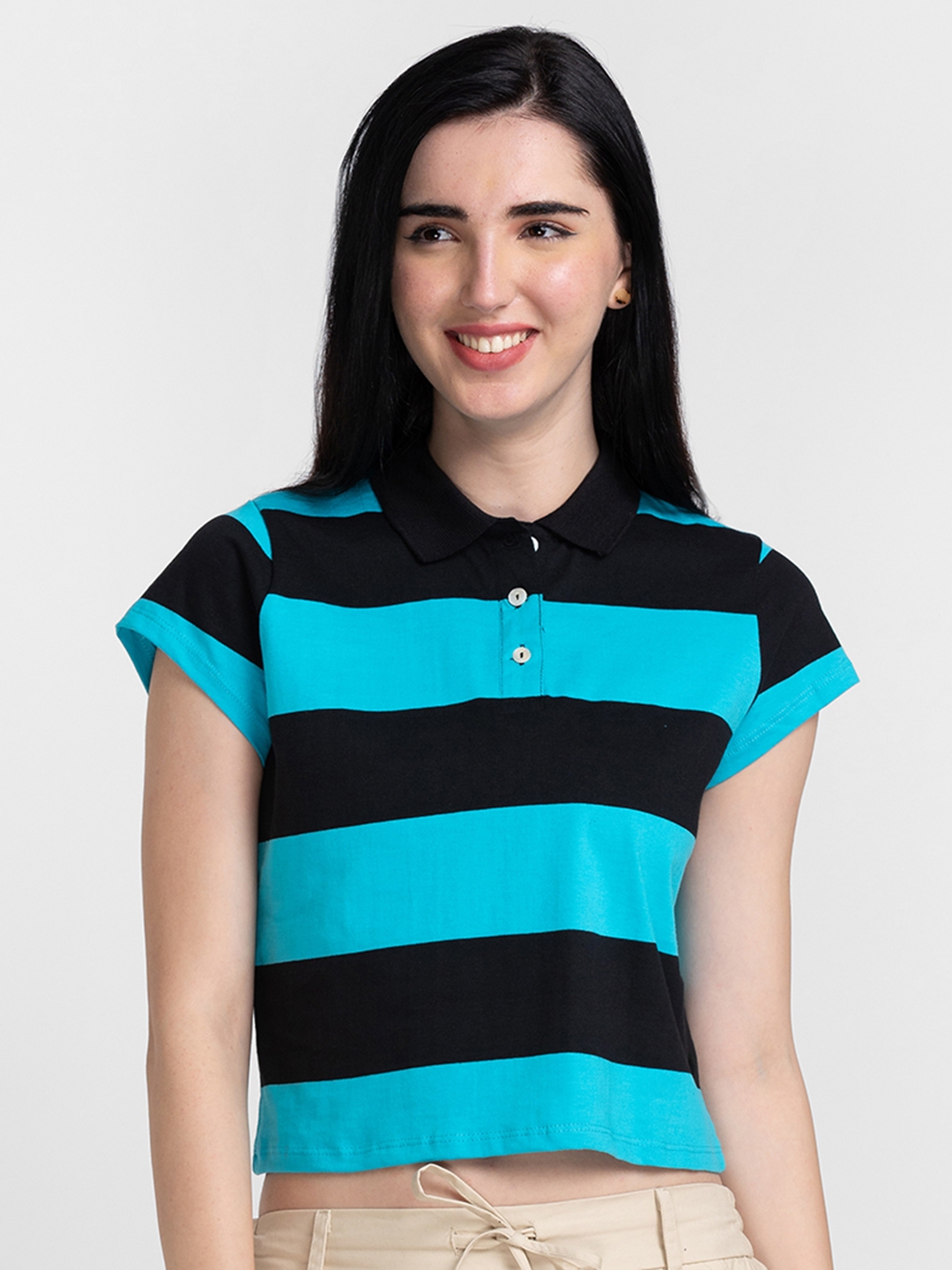 globus | Globus Blue Striped Tshirt