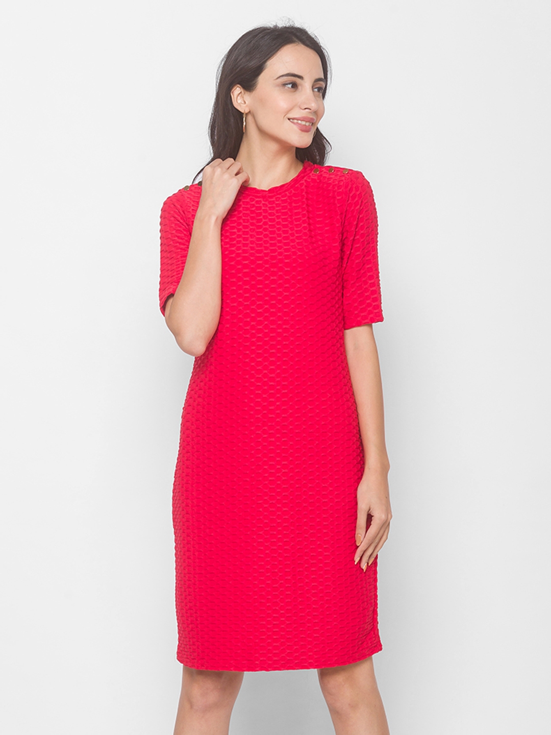 globus | Red Solid Dresses