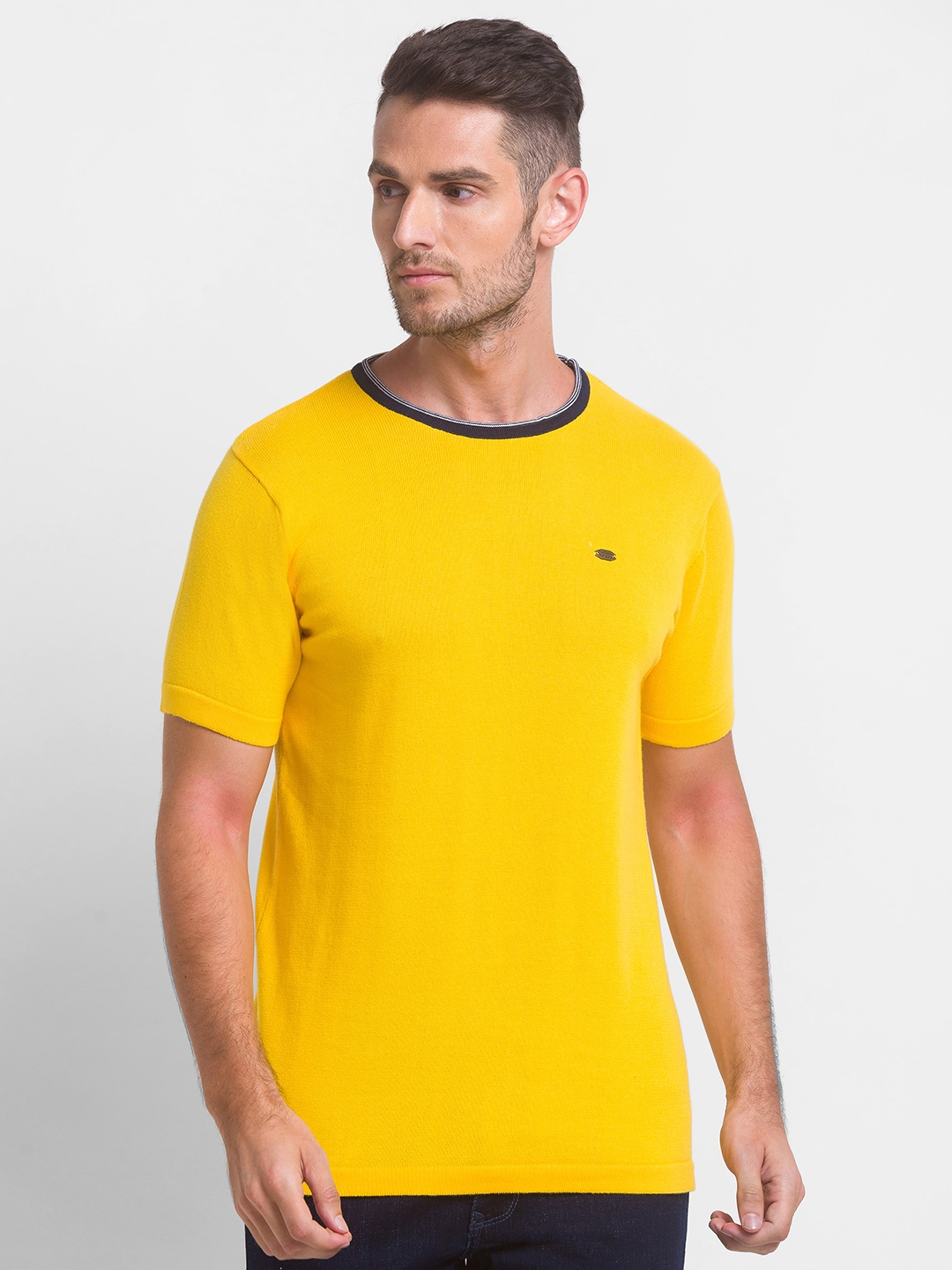 globus | Globus Mustard Solid Tshirt