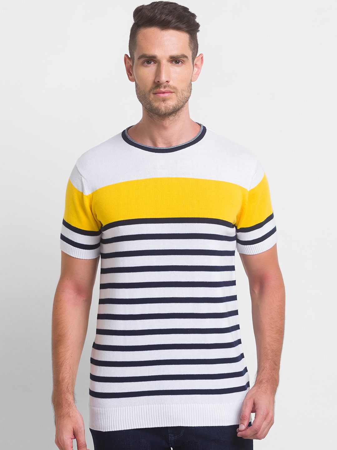 globus | Globus Mustard Striped Tshirt