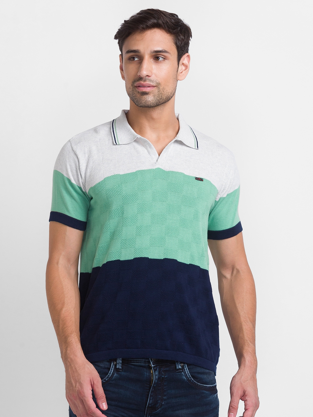 globus | Globus Mint Green Striped Tshirt