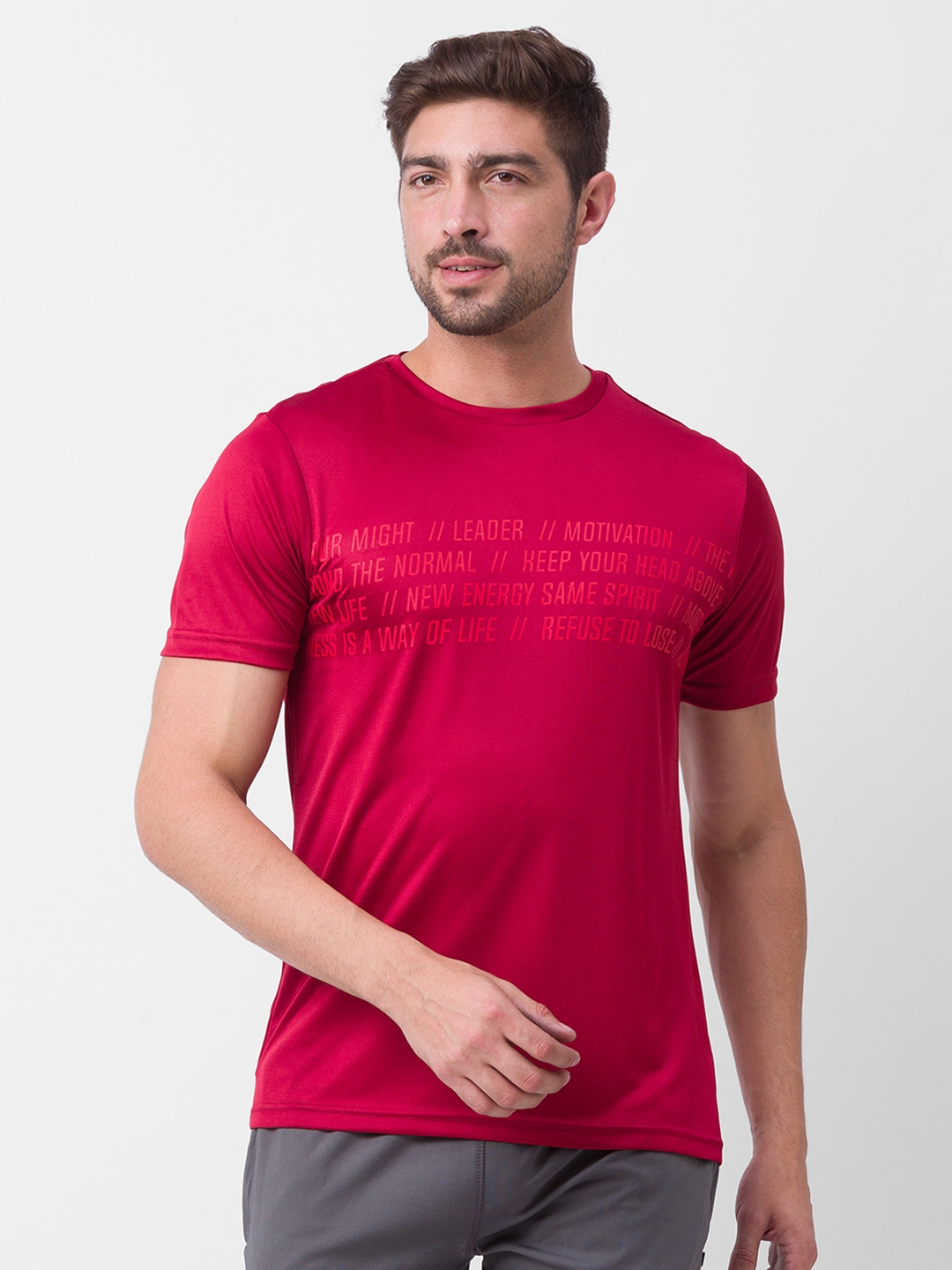 globus | Globus Red Printed Tshirt