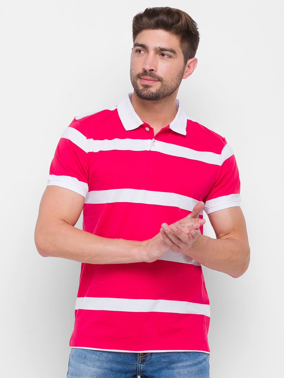 globus | Globus Red Stripe Tshirt