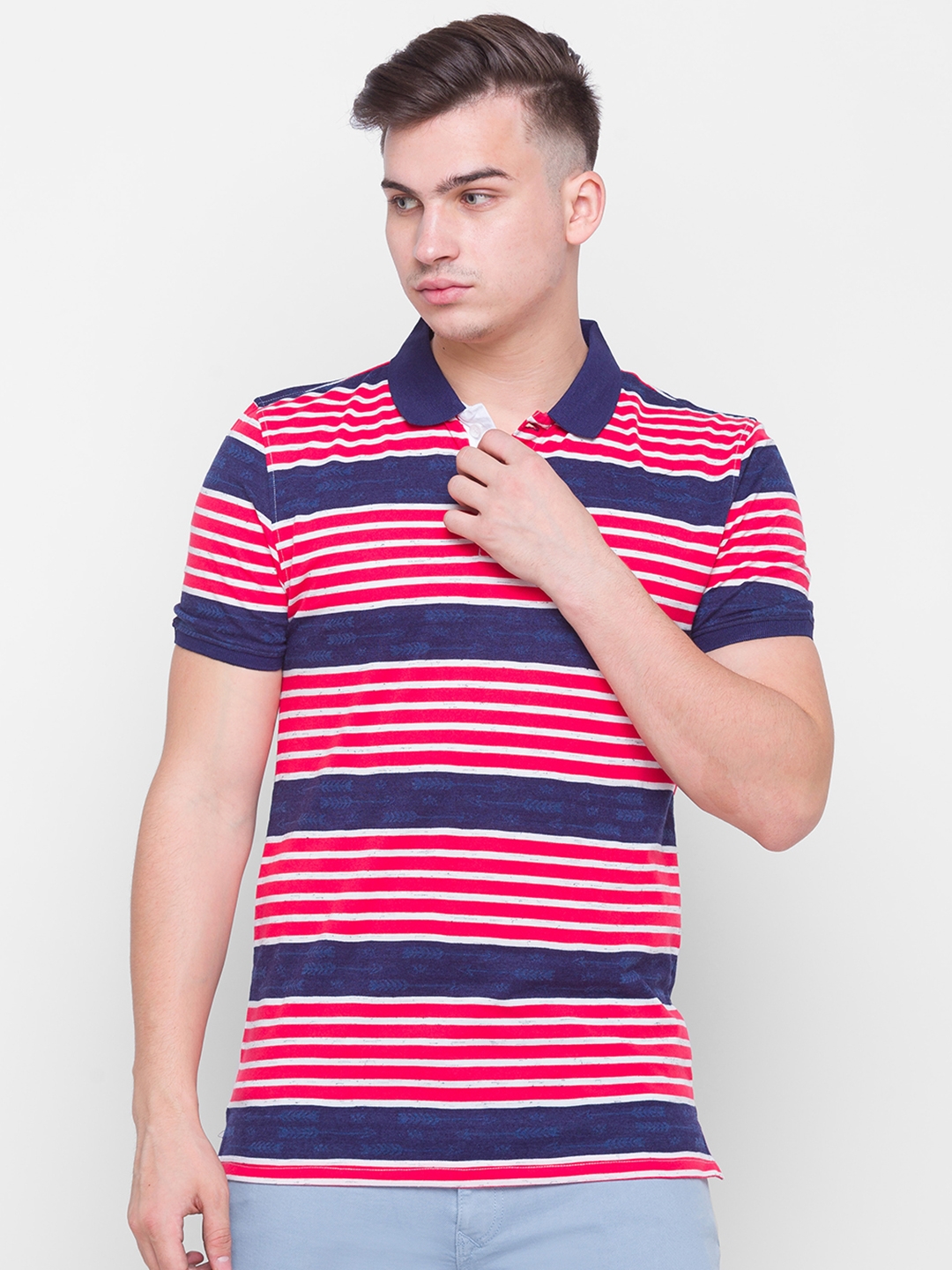 globus | Globus Striped Navy Blue Tshirt