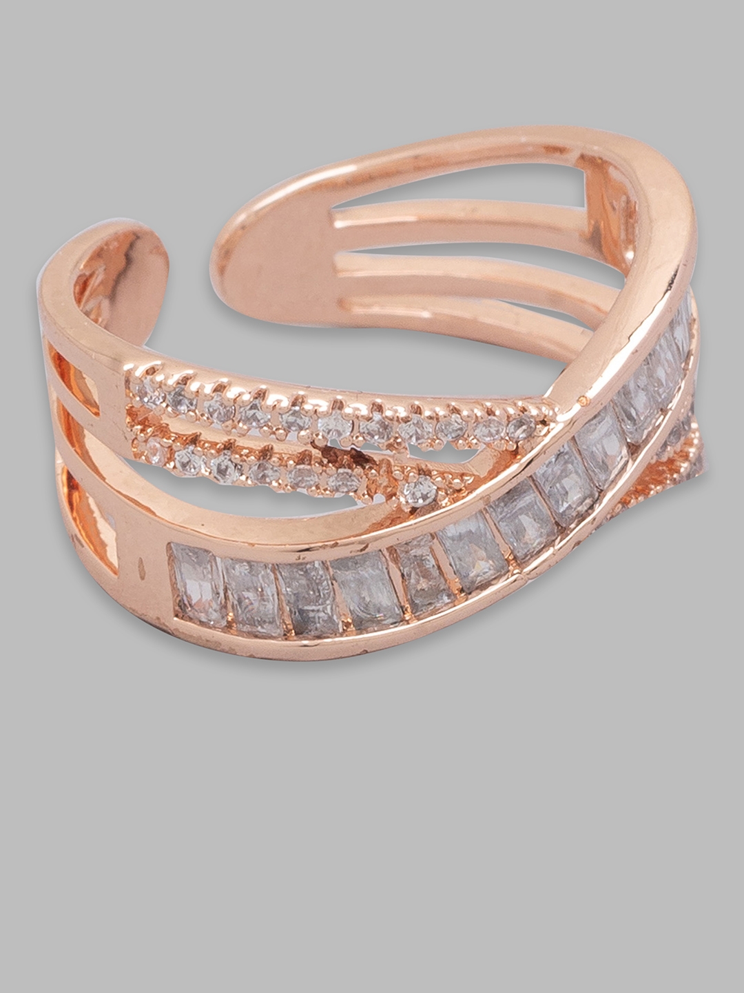 globus | Globus Rose Gold Plated Ring