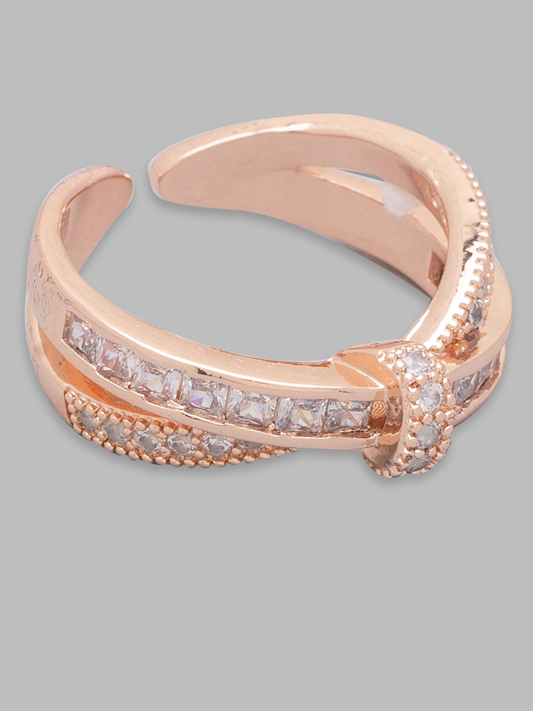 globus | Globus Rose Gold Plated Ring