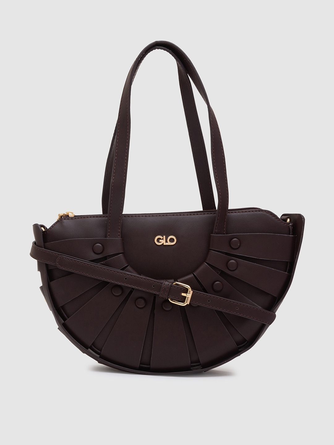 globus | Globus Brown Solid Handbag