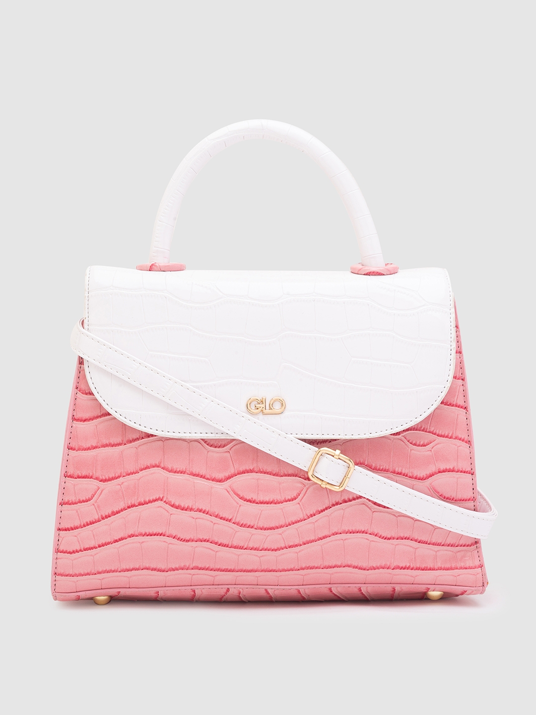 globus | Globus Pink Colourblocked Handbag