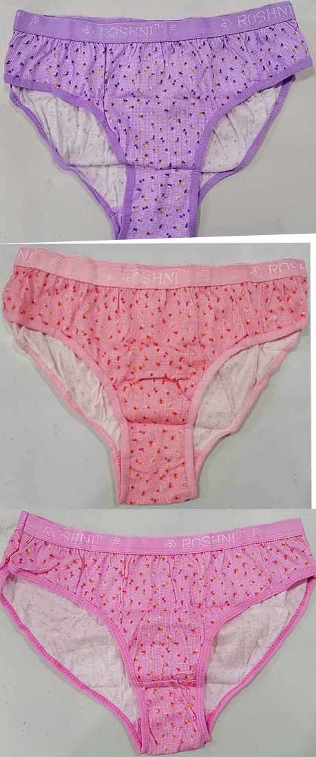 UrGear | UrGear Womens Printed Regular Fit Comfortable Panty Combo Set - Pack of 3 (Pink,Yellow,Green)