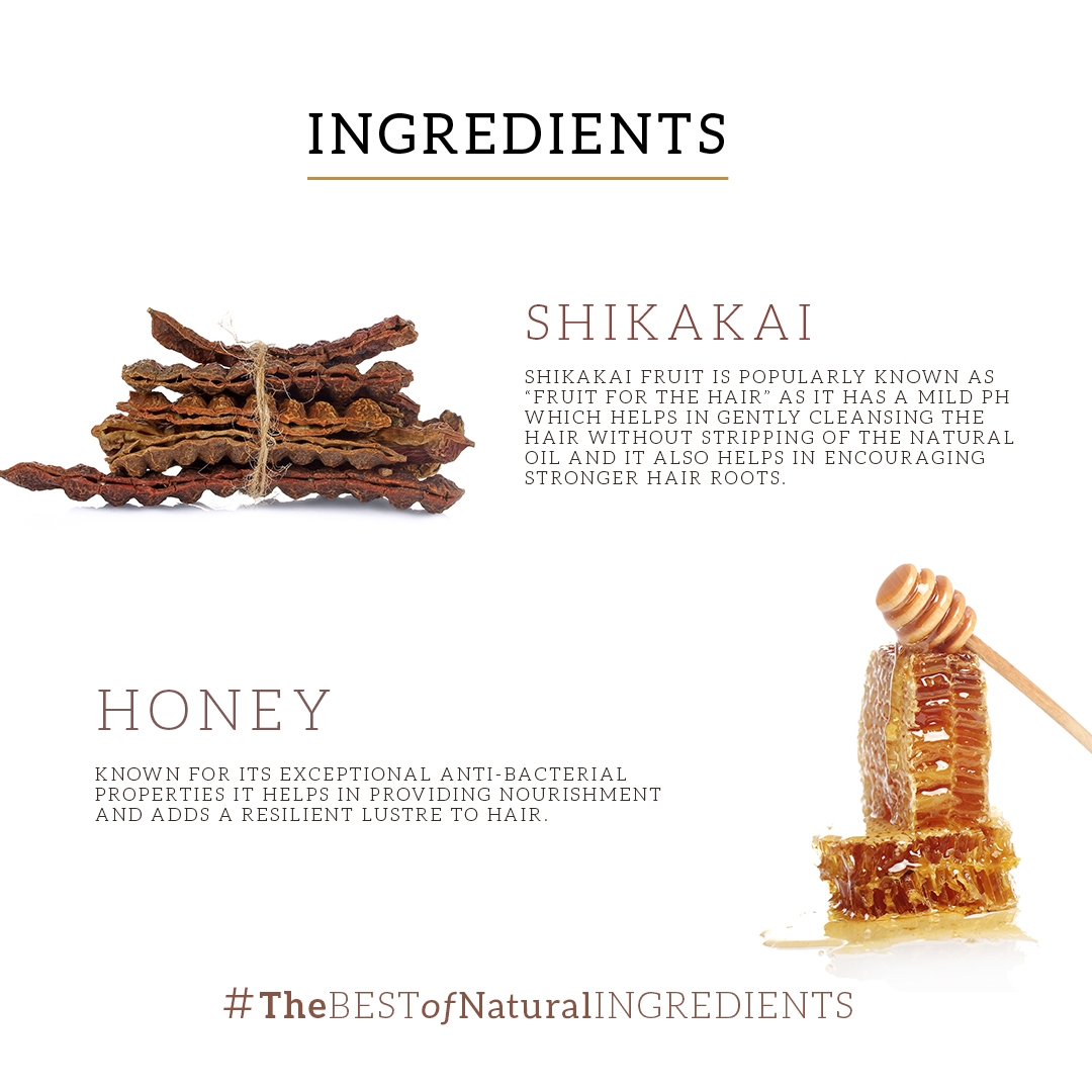 KHADI NATURAL Shikakai & Honey Hair Cleanser-Powered Botanics