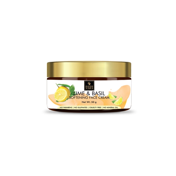 Good Vibes | Good Vibes Softening Face Cream - Lime and Basil (50 g)