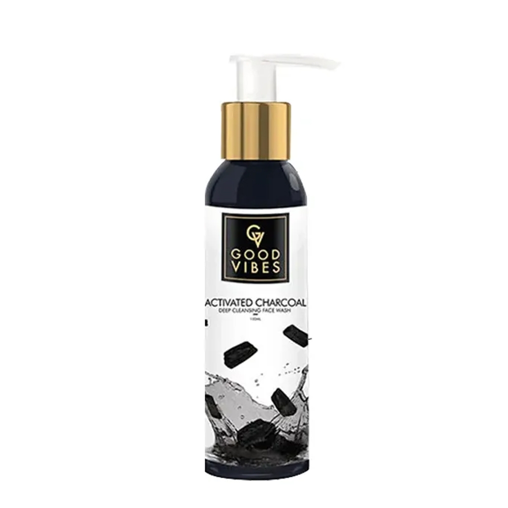 Good Vibes | Good Vibes Deep Cleansing Face Wash - Activated Charcoal (120 ml)