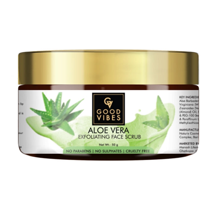 Good Vibes | Good Vibes Exfoliating Face Scrub - Aloe Vera (50 g)