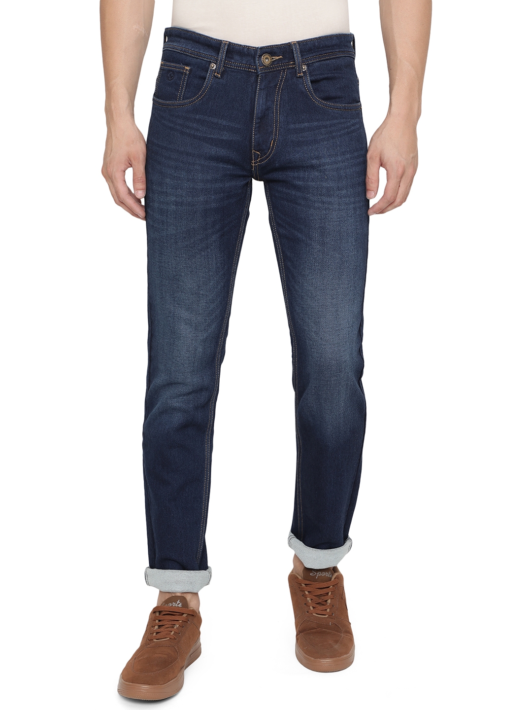 Greenfibre | Midnight Blue Washed Narrow Fit Jeans | Greenfibre