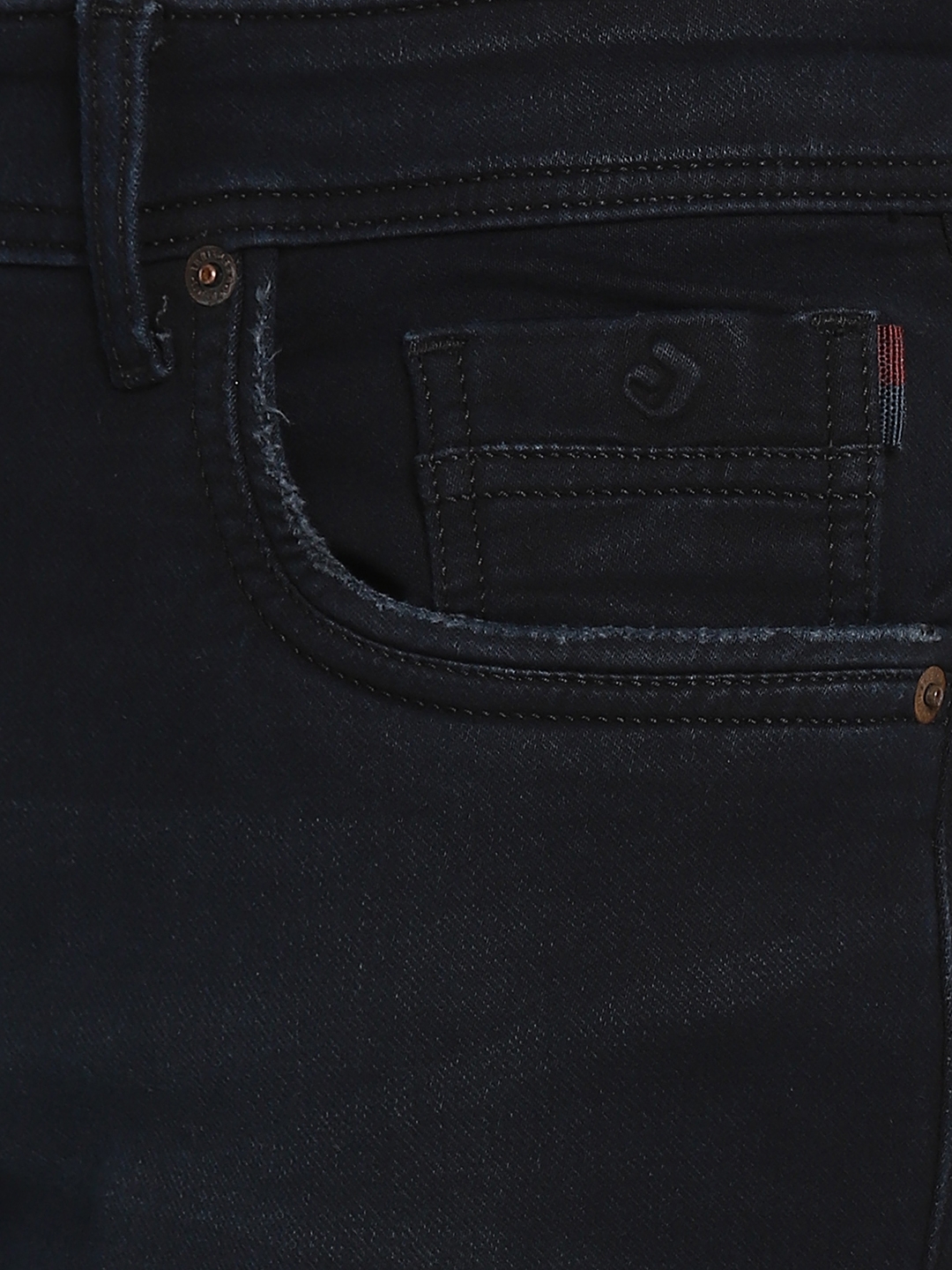 Indigo Blue Washed Straight Fit Jeans | Greenfibre