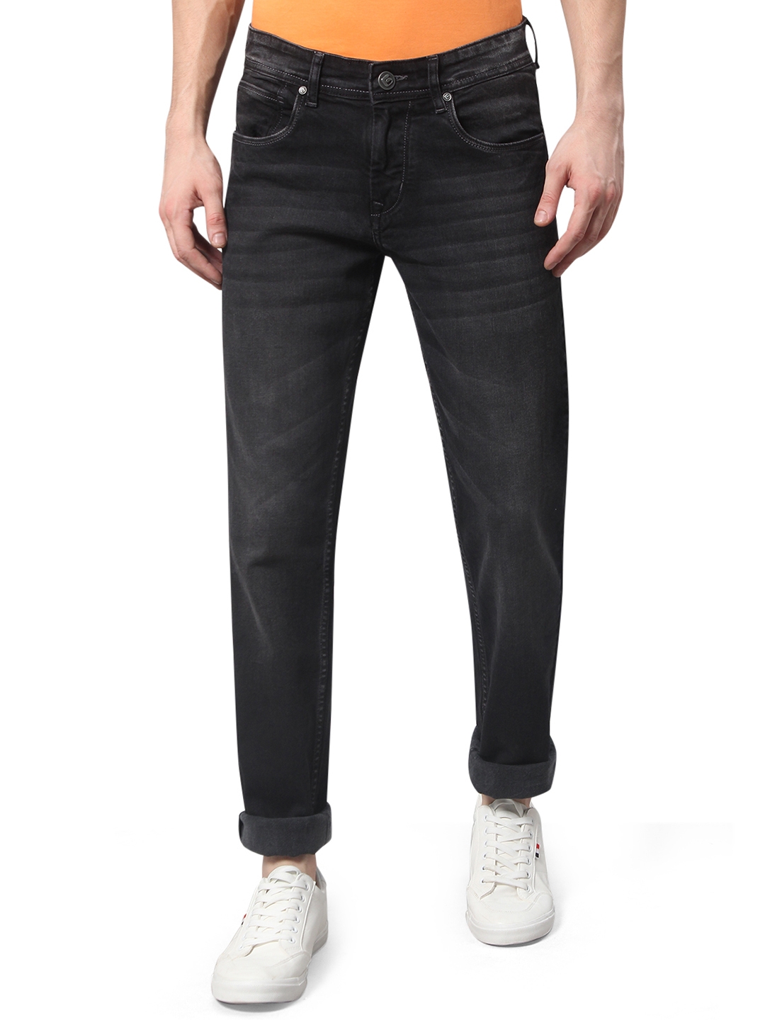 Greenfibre | Black Solid Jeans (GFD-SN-416 NINE IRON)