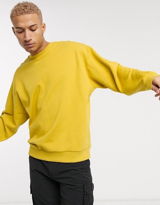 Hemsters | Hemsters Full Sleeves Yellow Sweatshirt