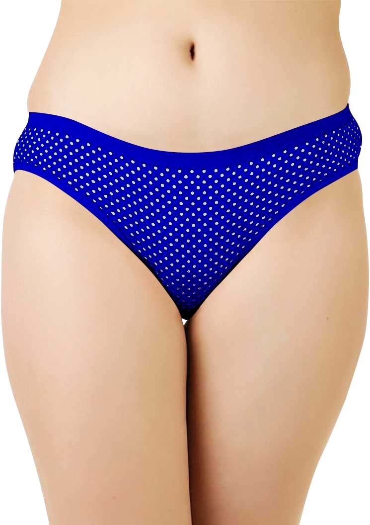 UrGear | UrGear Womens Royal Blue Printed Regular Fit Comfortable Panty - Pack of 1