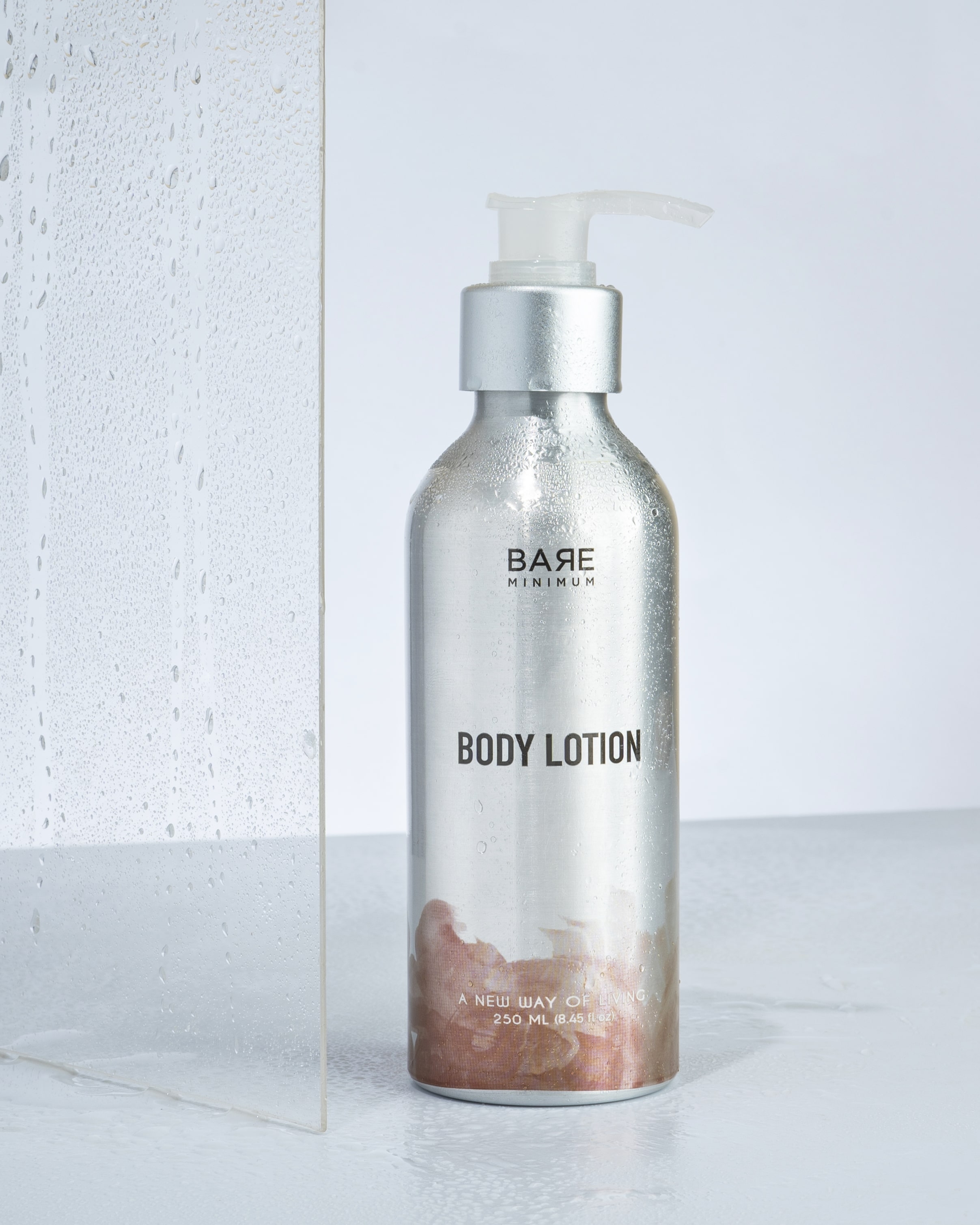 BARE MINIMUM | Bare Minimum | Natural Body Lotion | With pH-Balanced Formula | With Almond Oil, Shea Butter, Vitamin A, Cocoa Butter | Body Lotion For Dry Skin | Paraben Free | Non Sticky Body Lotion | 250 ML