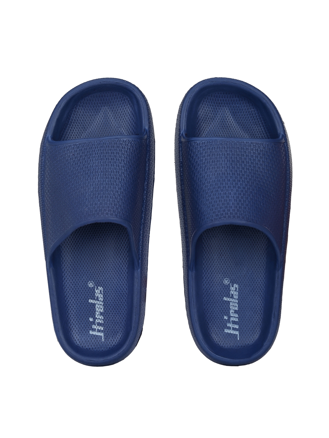 Hirolas | Hirolas® Men cushioned Fluffy comfortable  Slipper Sliders - Blue